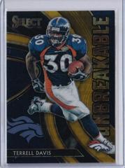 Terrell Davis [Gold Prizm] Football Cards 2020 Panini Select Unbreakable Prices