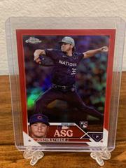 Justin Steele [Red] #ASGC-37 Baseball Cards 2023 Topps Chrome Update All Star Game Prices