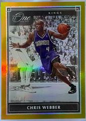 Chris Webber [Gold] #156 Basketball Cards 2019 Panini One and One Prices
