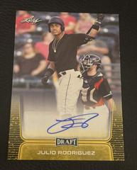 Julio Rodriguez [Hobby Gold] Baseball Cards 2020 Leaf Draft Autographs Prices