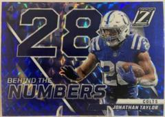 Jonathan Taylor [Blue] #BN-JT Football Cards 2022 Panini Zenith Behind the Numbers Prices