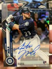 Austin Nola [Refractor] Baseball Cards 2020 Topps Chrome Rookie Autographs Prices