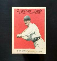 Heinie Zimmerman #21 Baseball Cards 1915 Cracker Jack Prices