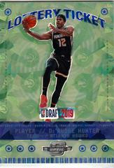 De'Andre Hunter [Blue Cracked Ice] Basketball Cards 2019 Panini Contenders Optic Lottery Ticket Prices