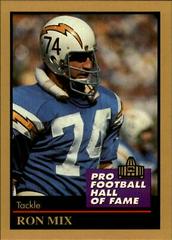 Ron Mix #101 Football Cards 1991 Enor Pro HOF Prices
