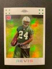 Darrelle Revis [White Refractor] #TC249 Football Cards 2007 Topps Chrome Prices
