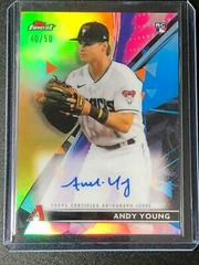Andy Young [Gold Refractor] #FA-AY Baseball Cards 2021 Topps Finest Autographs Prices