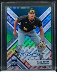Alec Bohm [Autograph Aspirations Blue] #3 Baseball Cards 2018 Panini Elite Extra Edition Prices