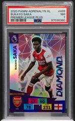 Bukayo Saka #499 Soccer Cards 2020 Panini Adrenalyn XL Premier League Plus Prices