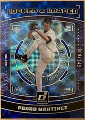 Pedro Martinez [Blue] Baseball Cards 2023 Panini Donruss Locked and Loaded Prices