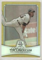 Tim Lincecum #38 Baseball Cards 2010 Bowman Platinum Prices