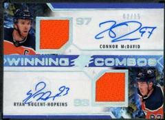 Connor McDavid, Ryan Nugent Hopkins [Autograph] #WC-CMRN Hockey Cards 2021 SPx Winning Combos Prices