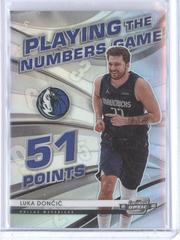 Luka Doncic Basketball Cards 2021 Panini Contenders Optic Playing the Numbers Game Prices
