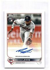 Royce Lewis Baseball Cards 2022 Topps Mini Autographs Prices