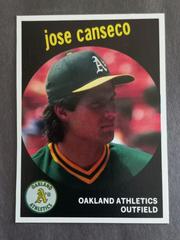 Jose Canseco [Hand Cut] #29 Baseball Cards 1989 Baseball Cards Magazine Repli Prices