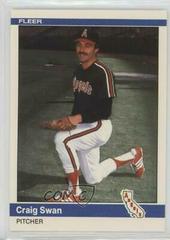 Craig Swan Baseball Cards 1984 Fleer Update Prices