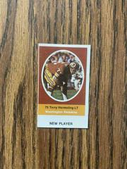 Terry Hermeling Football Cards 1972 Sunoco Stamps Update Prices