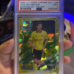Jude Bellingham [Yellow] Soccer Cards 2020 Topps Chrome UEFA Champions League Sapphire Prices