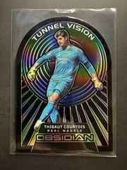 Thibaut Courtois [Blue] #3 Soccer Cards 2022 Panini Obsidian Tunnel Vision Prices