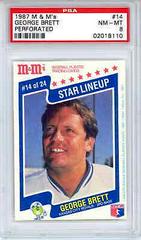 George Brett [Perforated] Baseball Cards 1987 M & M's Prices
