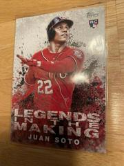 Juan Soto [Red] Baseball Cards 2018 Topps Update Legends in the Making Prices
