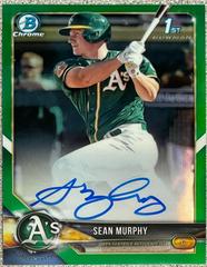 Sean Murphy [Green Refractor] #CPA-SMU Baseball Cards 2018 Bowman Chrome Prospects Autographs Prices