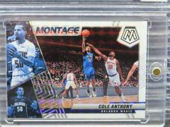Cole Anthony [White] #14 Basketball Cards 2021 Panini Mosaic Montage Prices