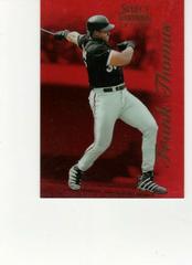 Frank Thomas [Red] #1 Baseball Cards 1996 Select Certified Prices