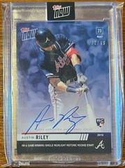 Austin Riley [Autograph Blue] #268B Baseball Cards 2019 Topps Now Prices