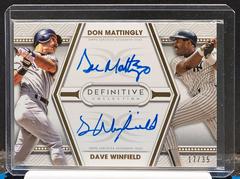 Don Mattingly, Dave Winfield #DAC-MW Baseball Cards 2022 Topps Definitive Dual Autograph Collection Prices