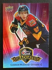 Connor McDavid [Red] #CG2 Hockey Cards 2022 Upper Deck CHL Graduates Prices