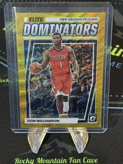 Zion Williamson [Gold Wave] #3 Basketball Cards 2022 Panini Donruss Optic Elite Dominators Prices