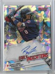 Royce Lewis [Atomic] #EIA-RL Baseball Cards 2018 Bowman's Best Early Indications Autographs Prices