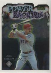 Juan Gonzalez #PB5 Baseball Cards 1999 Topps Power Brokers Prices