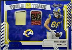 Tyler Higbee [Prime] Football Cards 2022 Panini Absolute Tools of the Trade Double Prices