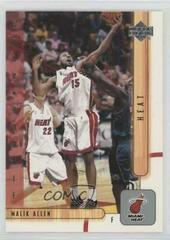 Malik Allen #412 Basketball Cards 2001 Upper Deck Prices
