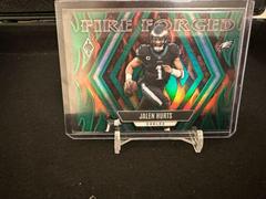 Jalen Hurts [Green] #FF-3 Football Cards 2023 Panini Phoenix Fire Forged Prices