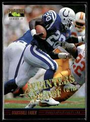Marshall Faulk [Printer's Proofs] #109 Football Cards 1995 Pro Line Prices