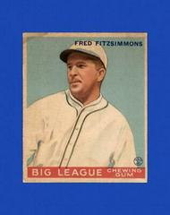 Fred Fitzsimmons #20 Baseball Cards 1934 World Wide Gum Prices
