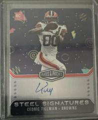 Cedric Tillman [Arcade Mode] #RSSCTI Football Cards 2023 Panini Plates and Patches Rookie Steel Signatures Prices