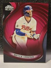 Bryce Harper [Red] #67 Baseball Cards 2022 Topps Chrome Black Prices
