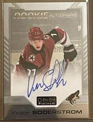 Victor Soderstrom Hockey Cards 2021 O-Pee-Chee Platinum 2020 Update Rookie Autograph Prices