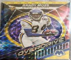 Randy Moss [Gold] Football Cards 2022 Panini Mosaic Overdrive Prices