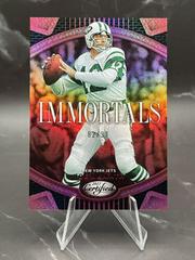 Joe Namath [Red] #I-1 Football Cards 2023 Panini Certified Immortals Prices