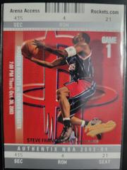 Steve Francis Basketball Cards 2003 Fleer Authentix Prices