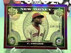 Cam Collier [Purple] Baseball Cards 2023 Bowman Platinum New Money Prices