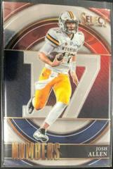 Josh Allen Football Cards 2022 Panini Select Draft Picks Numbers Prices