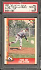 Move the Ball Around #22 Baseball Cards 1993 Pacific Nolan Ryan 27th Season Prices