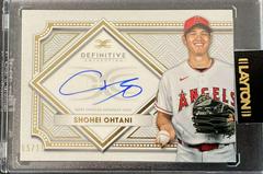 Shohei Ohtani Baseball Cards 2022 Topps Definitive Autograph Collection Prices