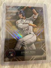 Jeremy Pena [Gold] #BSR-17 Baseball Cards 2022 Bowman Sterling Prices